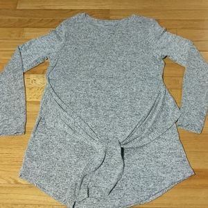 Dalia gray long sleeve top, medium